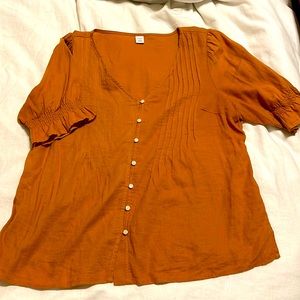 Short Sleeve button down top